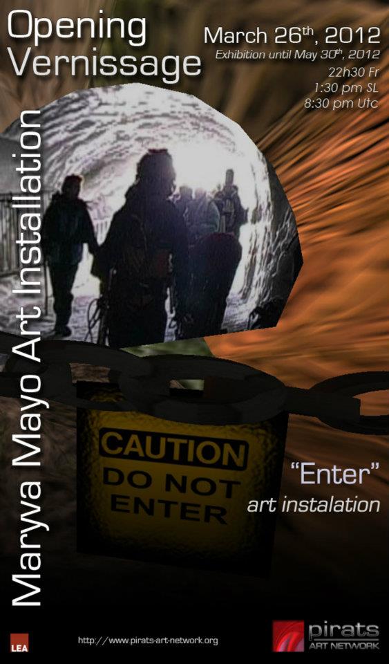 Affiche d'une expo virtuelle Pirats Art Network